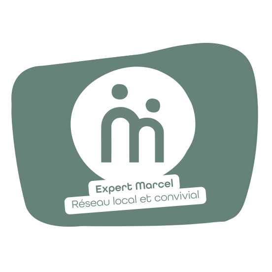 Macaron Expert Marcel – lien vers le réseau local et convivial Marcel